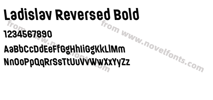 Ladislav Reversed BoldPreview