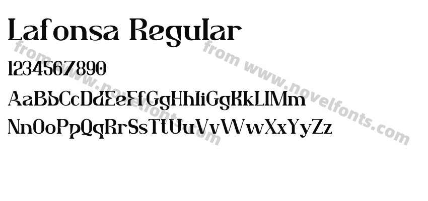 Lafonsa RegularPreview