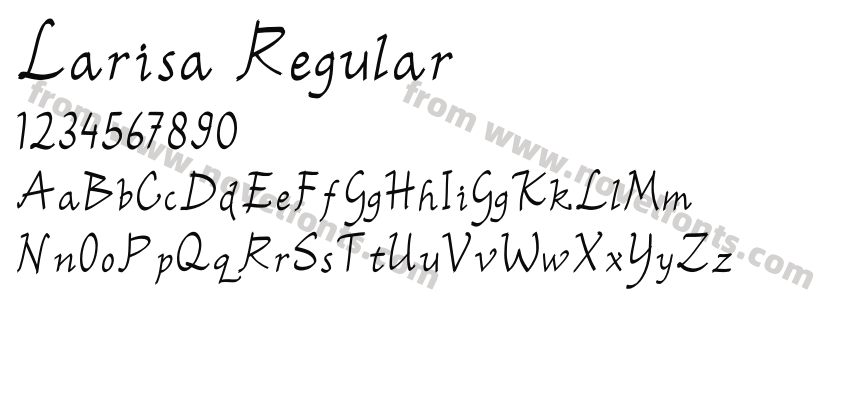 Larisa RegularPreview