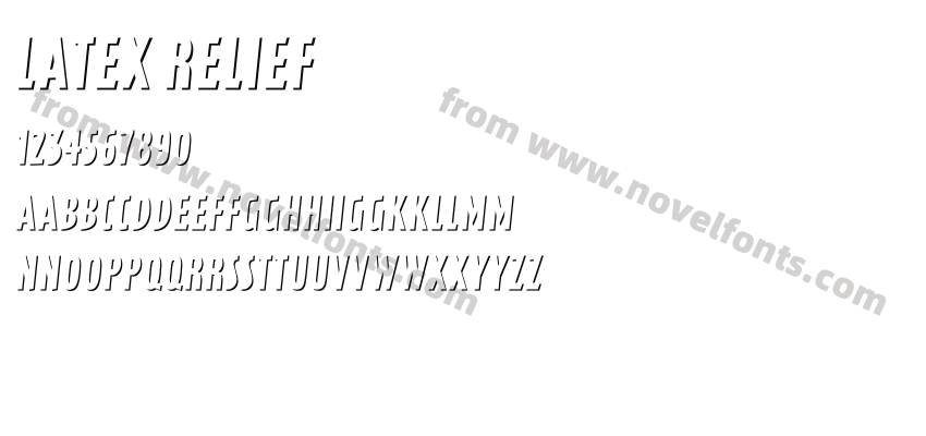 Latex ReliefPreview