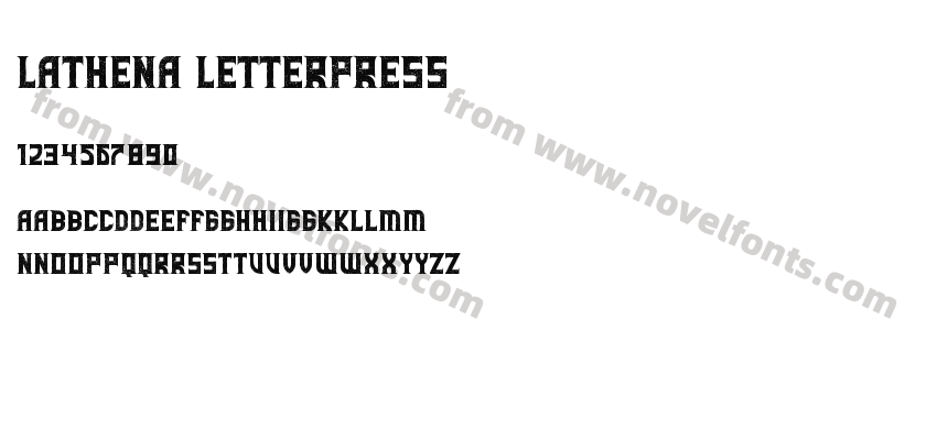 Lathena LetterpressPreview