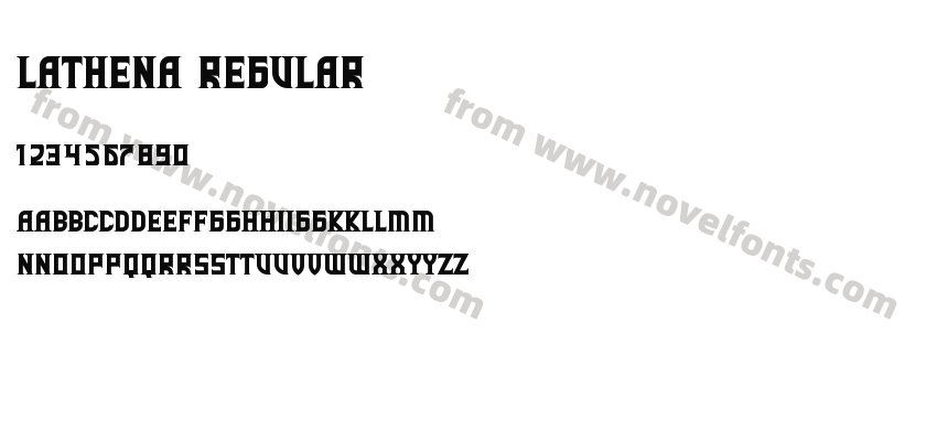 Lathena RegularPreview