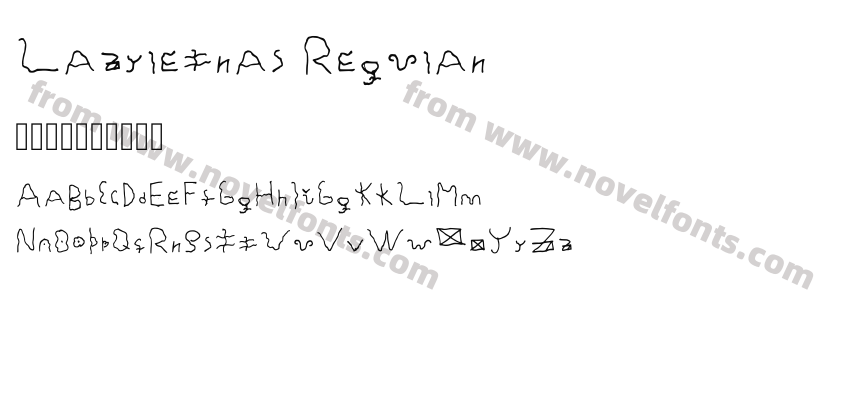 Lazyletras RegularPreview