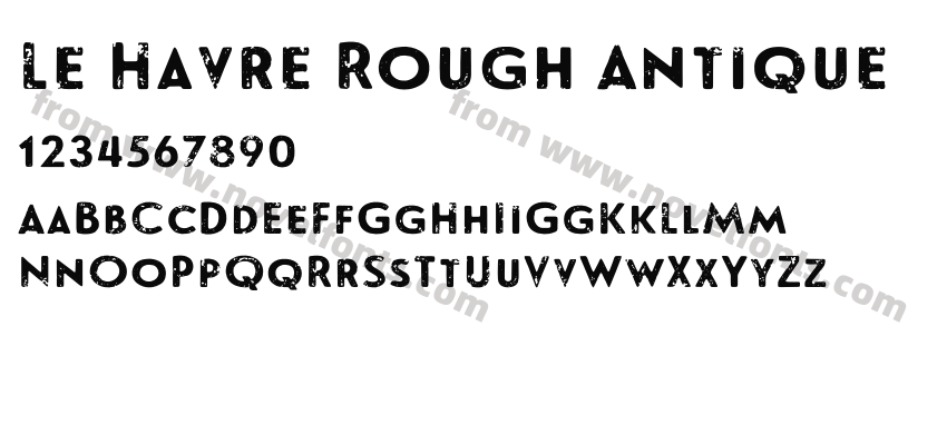 Le Havre Rough AntiquePreview