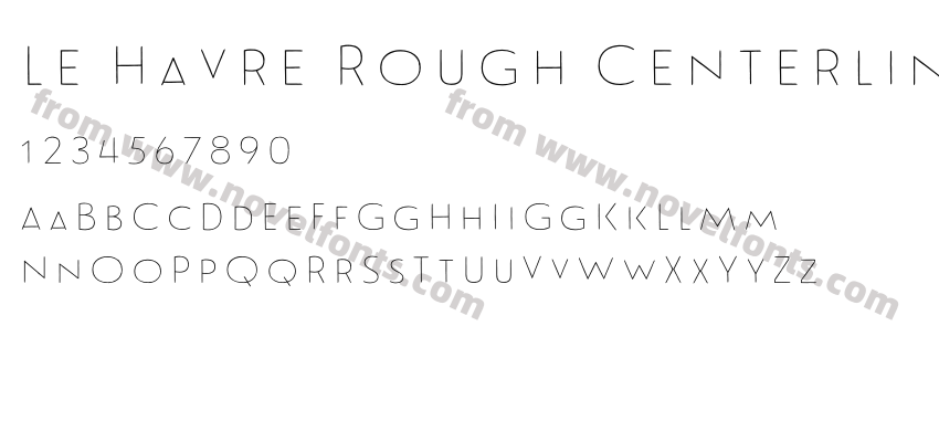 Le Havre Rough CenterlinePreview