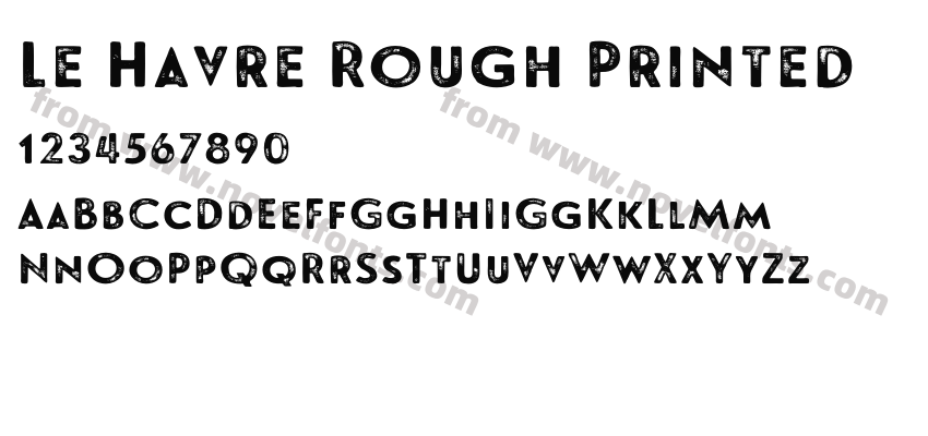 Le Havre Rough PrintedPreview