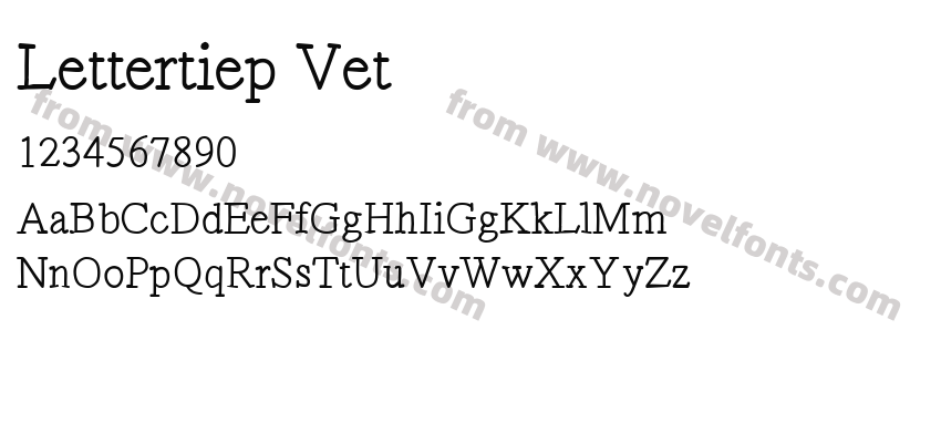 Lettertiep VetPreview