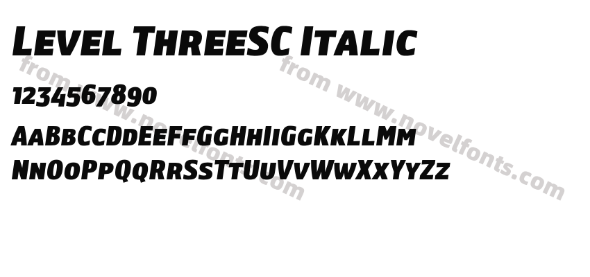 Level ThreeSC ItalicPreview