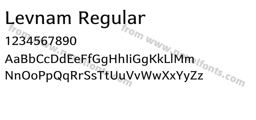 Levnam RegularPreview