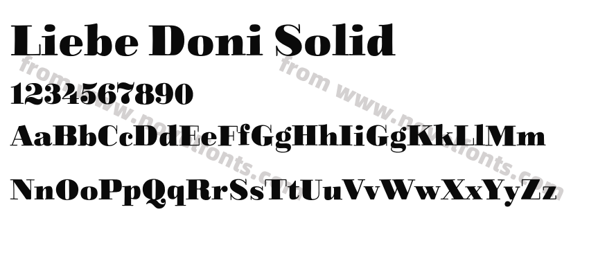 Liebe Doni SolidPreview