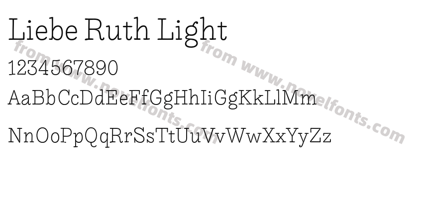 Liebe Ruth LightPreview