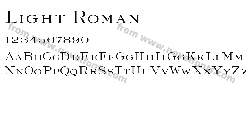 Light RomanPreview