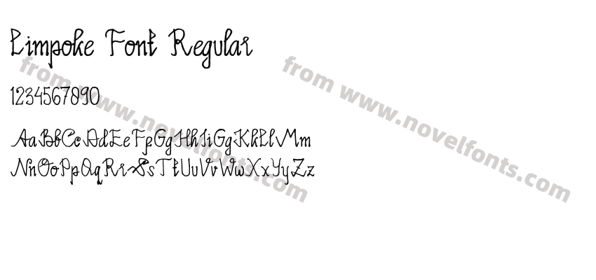 Limpoke Font RegularPreview