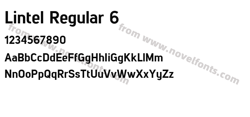 Lintel Regular 6Preview