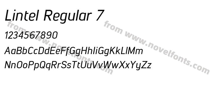 Lintel Regular 7Preview