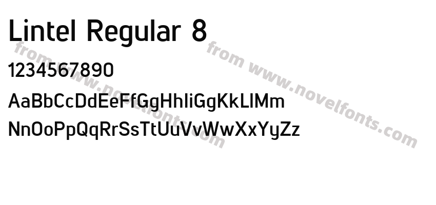 Lintel Regular 8Preview
