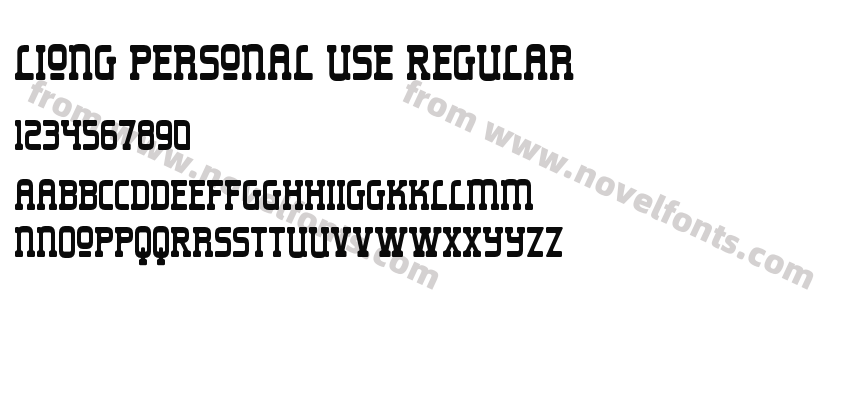 Liong Personal Use RegularPreview