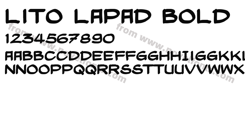 Lito Lapad BoldPreview