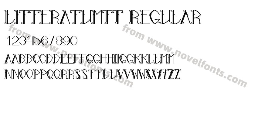 LitteratumTT RegularPreview