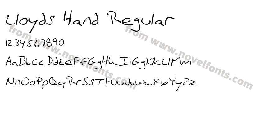 Lloyds Hand RegularPreview