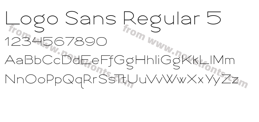 Logo Sans Regular 5Preview