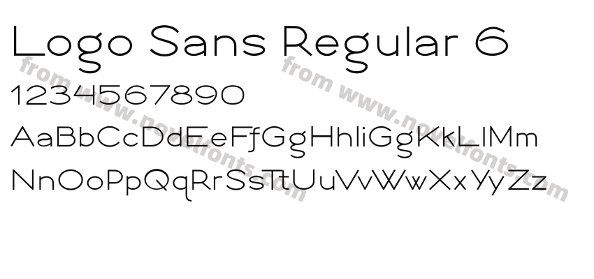 Logo Sans Regular 6Preview