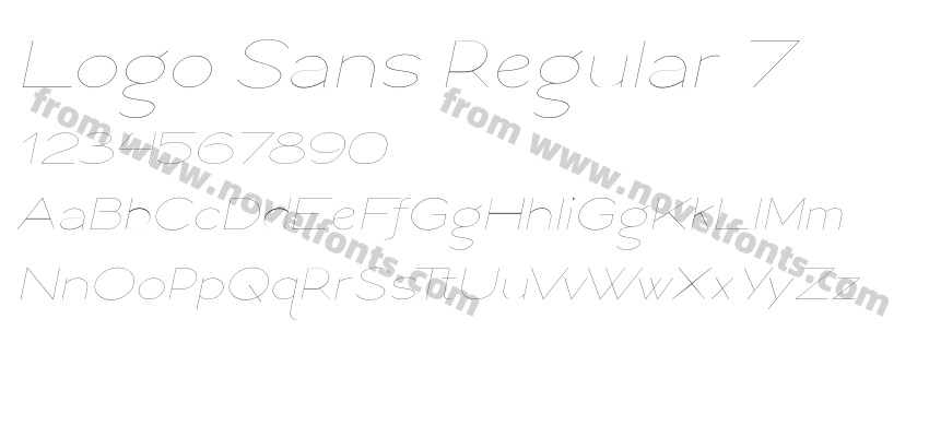 Logo Sans Regular 7Preview
