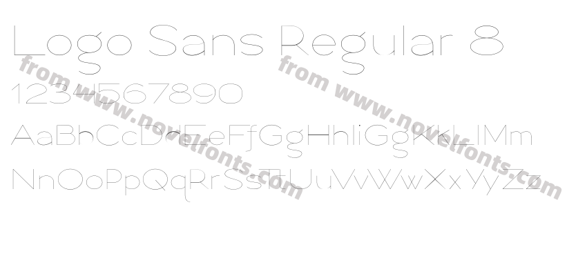 Logo Sans Regular 8Preview