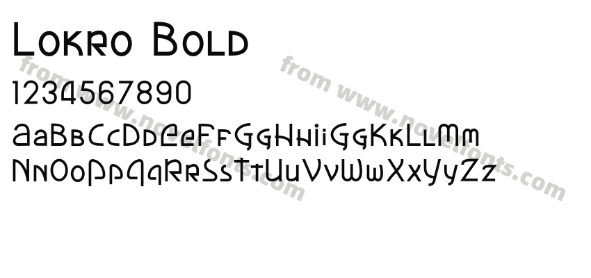 Lokro BoldPreview