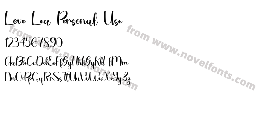 Love Lea Personal UsePreview