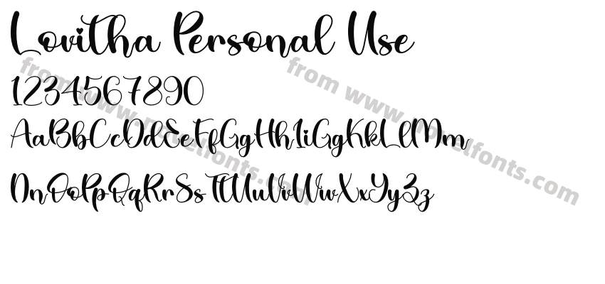 Lovitha Personal UsePreview