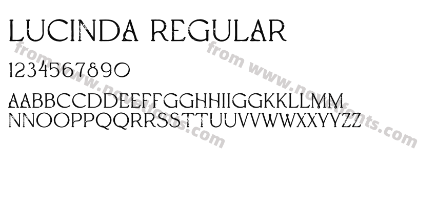 Lucinda RegularPreview