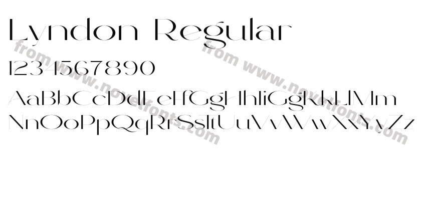 Lyndon RegularPreview