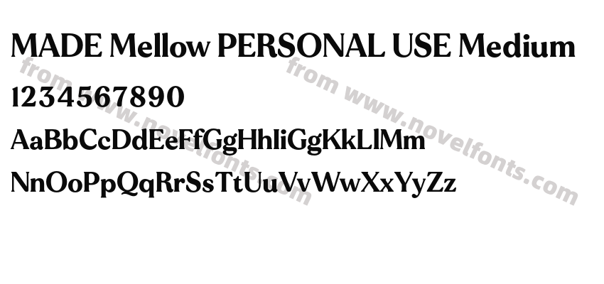 MADE Mellow PERSONAL USE MediumPreview