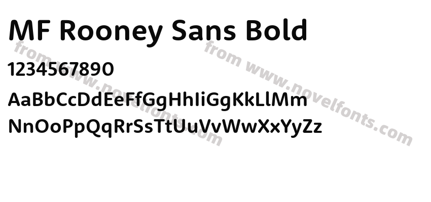 MF Rooney Sans BoldPreview