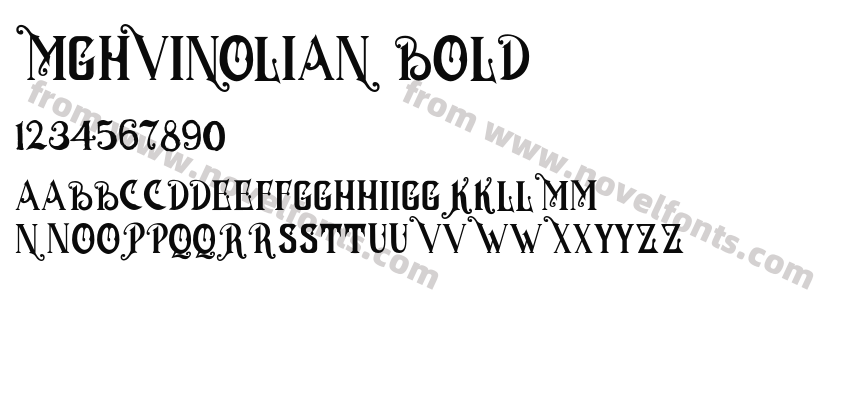 MGHVINOLIAN BoldPreview