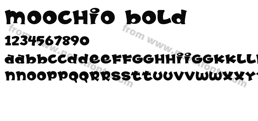 MOOCHIO BoldPreview