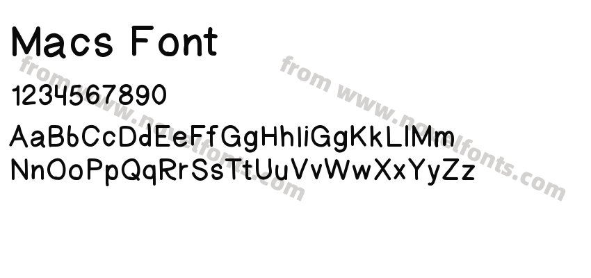 Macs FontPreview