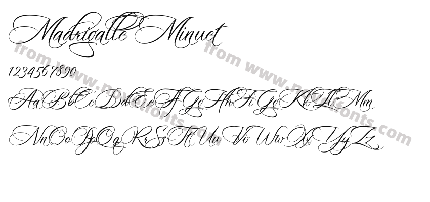 Madrigalle MinuetPreview
