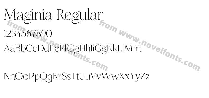 Maginia RegularPreview