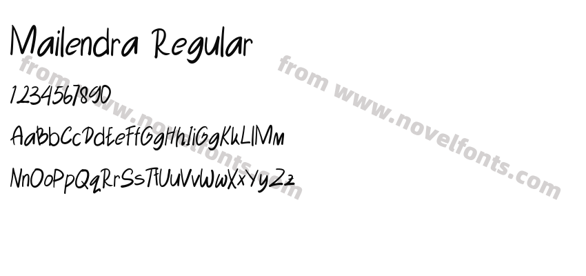 Mailendra RegularPreview