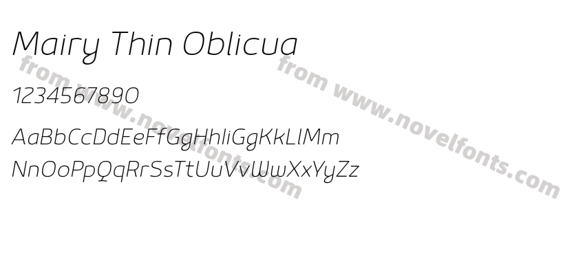 Mairy Thin OblicuaPreview