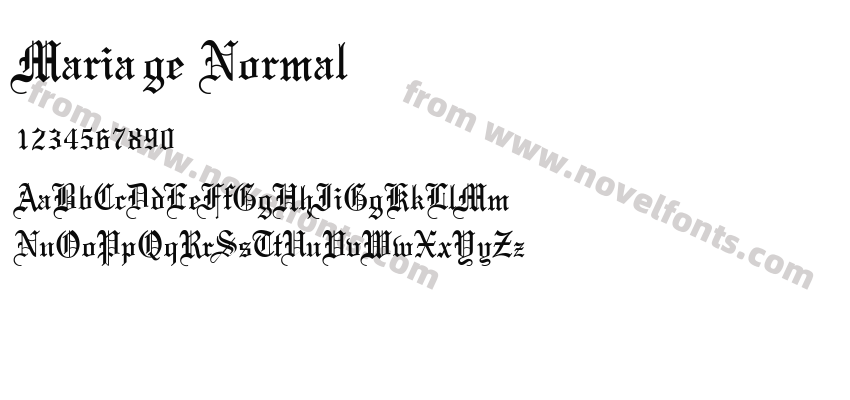 Mariage NormalPreview