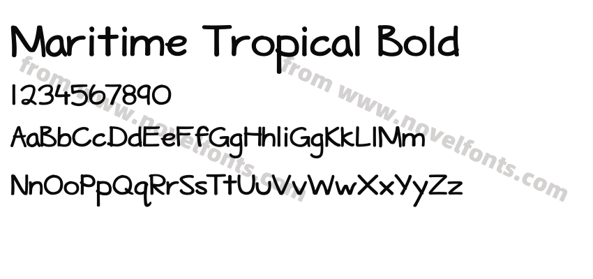 Maritime Tropical BoldPreview