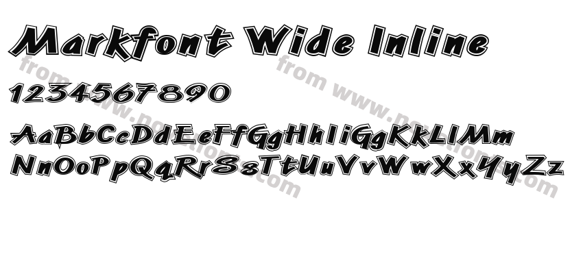 Markfont Wide InlinePreview