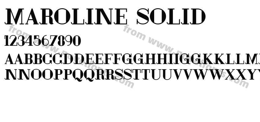 Maroline SolidPreview