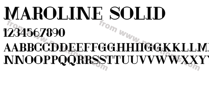 Maroline SolidPreview