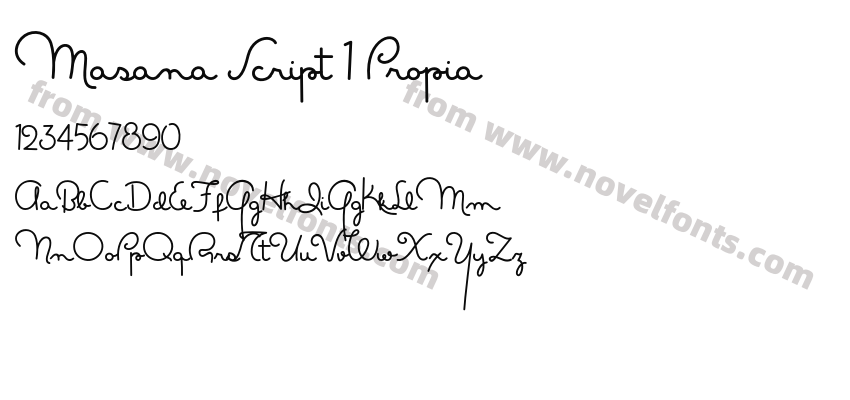 Masana Script 1 PropiaPreview