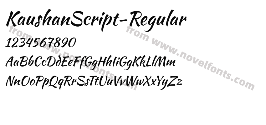 KaushanScript-RegularPreview