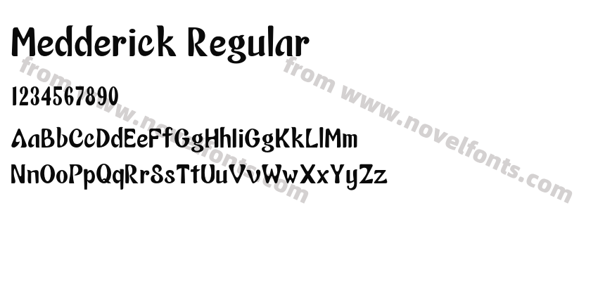 Medderick RegularPreview